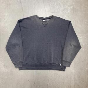 Vintage 2000s Russell Athletic Sun Faded Blank Sweatshirt Extra Large